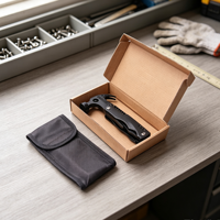 Outil multifonction portable en acier inoxydable EDC, outil de poche multi-usages pour le camping en plein air, la randonnée, la réparation DIY, vente en gros OEM