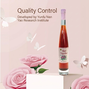 Vino Rosato OEM Fermentato 180 Giorni, Liquore Dolce alla Frutta a Basso Contenuto Alcolico, Succo Naturale di Rose Rosse Fermentato, Bevanda per Signore per Bar e Feste - Product Image 1