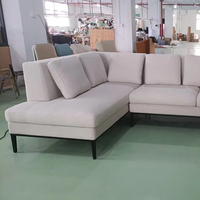 Ensemble de canapés et chaises de salon, design minimaliste européen, deux places, en tissu, vente en gros
