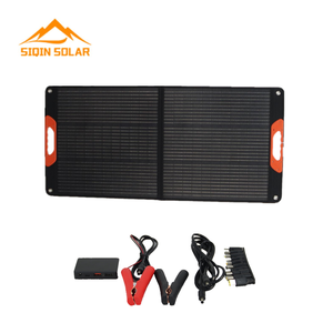 Chargeur mobile solaire portable 100w panneau solaire flexible centrale électrique pliable - Product Image 3