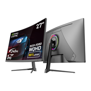 Moniteur de jeu PC incurvé haute performance de <span class=keywords><strong>27</strong></span> pouces, 4K/2K 1080P 165Hz 1MS LED LCD HFD grand écran, fréquence de rafraîchissement de 165Hz, nouveau IPS - Product Image 2