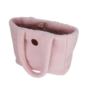 Bolso de Hombro Tipo Teddy para Mujer, Acolchado de Sherpa Suave, con Cierre de Cremallera, Tendencia para Otoño e Invierno - Product Image 4