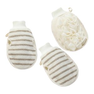 Gants exfoliants en sisal, jute et chanvre, éponges de bain naturelles en ramie, gants loofah – Vente en gros - Product Image 1