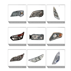 Conjunto <span class=keywords><strong>de</strong></span> Faros Delanteros para Autobús, Varios Estilos, Faros Halógenos/LED para Autobuses Yutong/Higer/Kinglong, Repuestos - Product Image 2