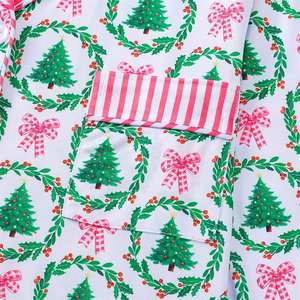 Piyama natal wanita, baju tidur lengan panjang untuk keluarga - Product Image 4
