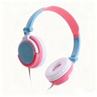 Casque filaire bon marché pour enfants et étudiants, casque supra-auriculaire pour enfants, casque pour salle de classe
