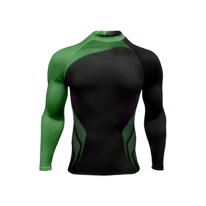 Long Sleeve <b>Men</b> <b>Compression</b> <b>Shirts</b> Rash Guards <b>for</b> Fitness and Outdoor Sports <b>Mens</b> Sports <b>Compression</b> Tops Rash Guards Quick Dry - Product Image 2