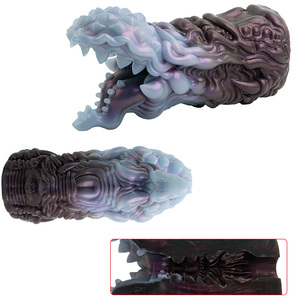 เครื่องช่วยสำเร็จความใคร่ชาย GEEBA Fantasy Fang Beast ทำจากซิลิโคน ช่องเดียว มีผิวสัมผัสเสมือนจริง ของเล่นเสริมความสุขสำหรับผู้ชาย - Product Image 1