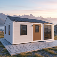 Maisons conteneurs pliables portables en acier préfabriquées extensibles de 20 et 40 pieds, petites maisons conteneurs mobiles, bureaux et villas pliantes à prix abordable