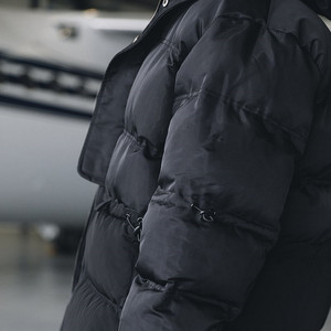Vestes pour hommes Manteaux de haute qualité Logo personnalisé Vestes bouffantes Manteau en duvet épais à manches longues pour hommes - Product Image 5