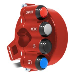 Cubierta de control del acelerador con interruptor integrado en el manillar para BMW S 1000 RR (Racing) (Rojo) - Product Image 2