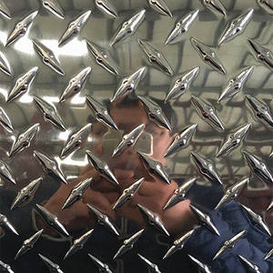 Prix coûtant anti-dérapant 5 barres en <span class=keywords><strong>aluminium</strong></span> à motifs en relief plaque de damier en <span class=keywords><strong>aluminium</strong></span> - Product Image 4