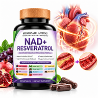 Capsules OEM NAD Plus Resvératrol 60 unités – Énergie Cellulaire, Santé Cardiaque, Anti-Âge – Fabricant de Suppléments
