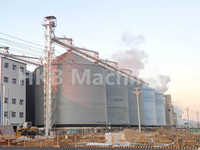 Système de stockage de céréales pour maïs, riz, blé, soja - Silo de stockage à fond plat pour céréales - Fabricant de silos