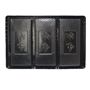 Custom food grade black PS plastic cookie tray