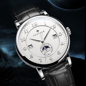 Reloj PONIGER para hombre, nuevo reloj mecánico automático de marca superior, reloj de moda de lujo, reloj multifunción resistente al agua de acero inoxidable para hombre - Product Image 2