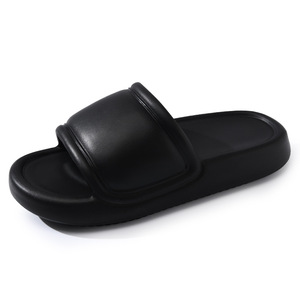 Tongs d'été à semelles épaisses en EVA pour hommes, sandales de plage respirantes, souples et antidérapantes, noir, gris, marron, taille 40 41 42 43 44 45 - Product Image 5