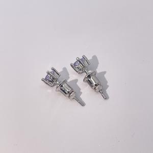 Pendientes de Botón de Estrella de Cinco Puntas de Circonita Cúbica Redonda con Corte Brillante, Chapados en Oro y Latón, Clásicos y Modernos de Tianyu Gems para Mujer - Product Image 4
