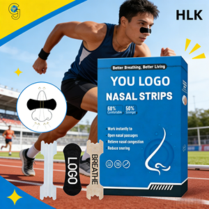 HLK Wholesale Bandes nasales de sport pour un meilleur soutien respiratoire et un confort amélioré - Product Image 1