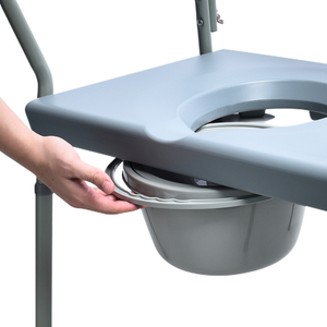 Kursi Commode samping tempat tidur medis untuk orang dewasa dengan mobilitas terbatas dan obesitas - Product Image 5