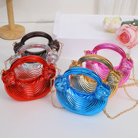 Nouveau Sac à Bandoulière Décontracté en Acrylique au Design Mignon 2026 pour Femme, Mini Sac à Main en Polyester avec Fermeture Magnétique, Sac à l'Épaule Unique