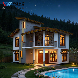 Casa Prefabricada de Acero Ligero, Villa de Acero, Casa de Lujo, Estilo Chino - Product Image 1