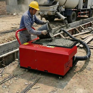 Mini Electric Spiral Concrete <b>Pump</b> 4.5kw Vertical High Pressure Full Hose CE For Secondary Structure Construction Grou - Product Image 3
