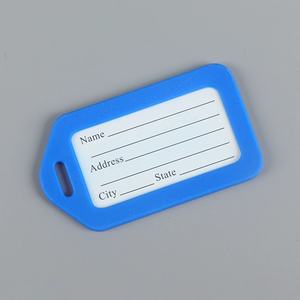 Étiquette de bagage de voyage en PP étanche à bas prix, porte-adresses léger, accessoire de voyage, cadeau promotionnel, porte-clés en acrylique - Product Image 5