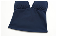 Set Yoga Wanita 2 Potong, Atasan Halter V-neck Dalam, Celana Panjang Pinggang Tinggi, Cepat Kering, Bernapas, Olahraga Gym Fitness