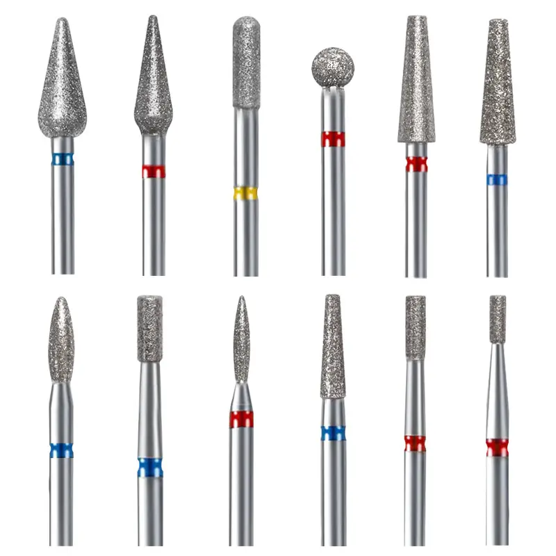 Professional High Quality Carbide Nail Drill Bit 3/32" Electric Nail Drill Accessories Manicure Bits Diamond Nail Drill Bit