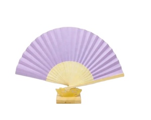 Éventail pliant portable de 21 cm en tissu et bambou, vierge, pour la peinture, le dessin, les mariages, les fêtes, cadeau, dropshipping - Product Image 5