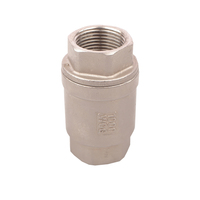 Raccords de tuyauterie YOD OEM, filetage femelle, clapet anti-retour à ressort DN25 1/2'' 3/4'' NPT BSP en acier inoxydable 304 316