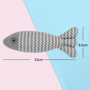 Rarewe, producto para mascotas, masticable juguete para gatos, relleno personalizado de algodón y lino, juguetes para peces, hierba gatera, pez simulado, juguete para gatos - Product Image 5