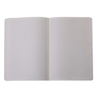China Factory Custom Printing A4 Hardcover Black PU Leather Cover Business Dot Grid Lined Blank Notebooks Journal
