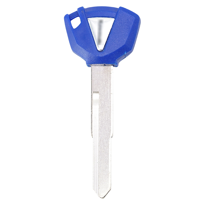 Синий Uncut длинный боковой правый Слот Аксессуары для мотоцикла дистанционный ключ пустой для KAWASAKI VERSYS 650 KLR 650 C W 650 Z750 Z1000