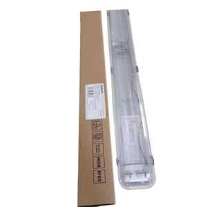 Support de fixation étanche <span class=keywords><strong>Philips</strong></span> WT069C G2 SE L1200 L1500 pour <span class=keywords><strong>tube</strong></span> <span class=keywords><strong>LED</strong></span> T8 IP65 IK08, profilé vide avec clips en acier inoxydable 911401881685 - Product Image 4