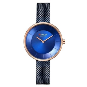 Montre à quartz ultra-fine et minimaliste pour femme, bracelet en acier inoxydable, étanche 30M, élégante et décontractée - Product Image 2
