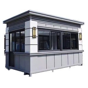 Poste de Garde en Structure Acier, Design Moderne, Cadre en Acier Léger, Résistance au Vent 121+ mph - Product Image 5