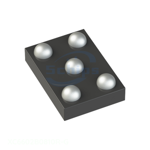 Circuito Integrado Regulador Lineal 0.8V 1A WLP 5 02 Fabricante Canal de Gestión de Energía (PMIC) 5 XFBGA, WLBGA XC6602B0810R-G Chips IC Integrados - Product Image 1