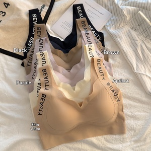 Reggiseno push-up senza ferretto da donna, <span class=keywords><strong>bralette</strong></span> a copertura totale anti-cedimento, intimo traspirante e confortevole senza cuciture per tutti i giorni - Product Image 4
