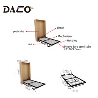 Kit de quincaillerie de bureau Double pour bricolage facile, lit simple pliant et Vertical