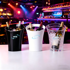 Hielera Acrílica Blanca <span class=keywords><strong>Imperial</strong></span> de Edición Limitada con Logotipo Personalizado, Diseño Art Deco, 3.2L, Impermeable - Product Image 1