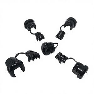 Collier de serrage de câble rond noir PA66 certifié CE 6N-4 6P-4 6N3-4 6P3-4 avec douille de décompression - Product Image 4