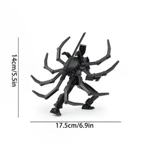 Figurine d'action articulée <span class=keywords><strong>Spider</strong></span>-<span class=keywords><strong>Man</strong></span> <span class=keywords><strong>de</strong></span> neuvième génération, boîte <span class=keywords><strong>de</strong></span> couleur unie, <span class=keywords><strong>robot</strong></span> mobile multi-articulé 3D - Product Image 5