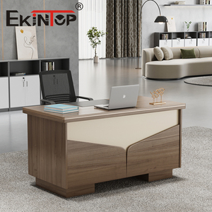 Ekintop <span class=keywords><strong>Bureau</strong></span> <span class=keywords><strong>de</strong></span> Direction en Bois, Tables <span class=keywords><strong>de</strong></span> Lecture, Réception, Mobilier <span class=keywords><strong>de</strong></span> <span class=keywords><strong>Bureau</strong></span> <span class=keywords><strong>à</strong></span> Domicile, Petits Bureaux avec <span class=keywords><strong>Tiroirs</strong></span> - Product Image 2