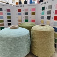 Fil mélangé Tencel et soie de mûrier 48/2NM, fil lisse, respirant, sensation de fraîcheur pour les vêtements en tricot pour femmes