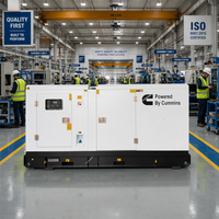 Generator Diesel Darurat GERALL 3-Fasa Komersial 728kW 910kVA 50/60Hz Multi-Tegangan (230V/480V) Low Auto Start Tipe Silent