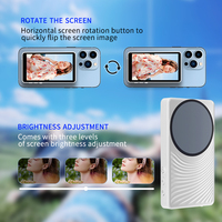 2025 nouvel écran HD adapté pour iPhone et Android écran de moniteur Vlog Selfie de téléphone sans fil magnétique intelligent