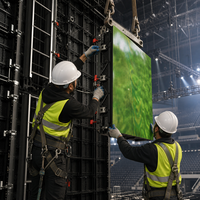 Pantalla LED de Alquiler P2.5 500x500mm de Aluminio Fundido a Presión, 120Hz 4K a Todo Color, CMS/RDM Basado en la Nube para Publicidad en Interiores