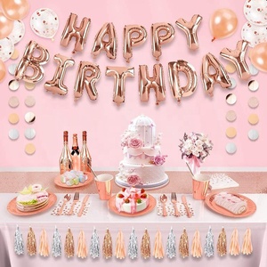 Decoraciones de <span class=keywords><strong>cumpleaños</strong></span> de oro rosa para niñas y mujeres, guirnaldas colgantes de papel, 23, 50 y <span class=keywords><strong>70</strong></span> años - Product Image 6